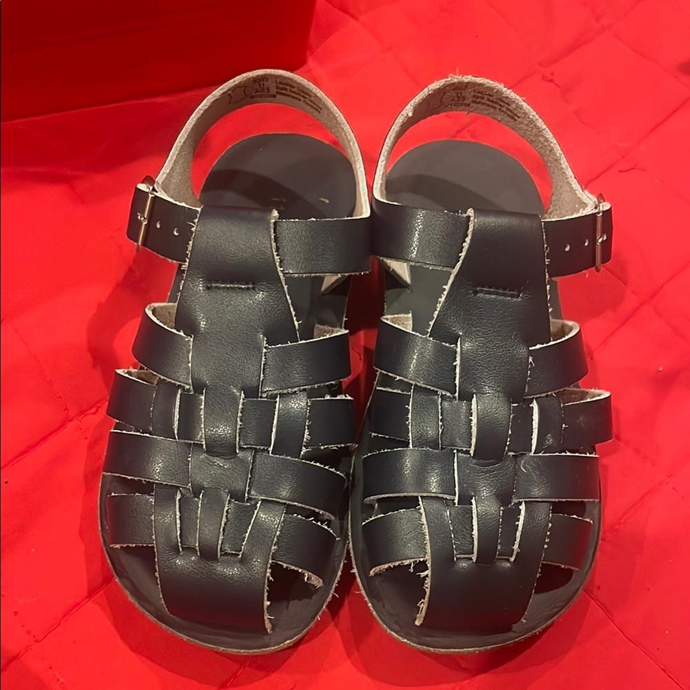 Classic Black Kids Sandals